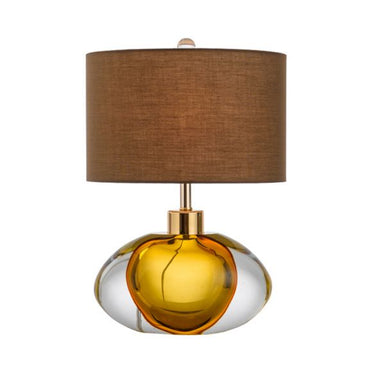 Colorful glazed attitude desk lamp